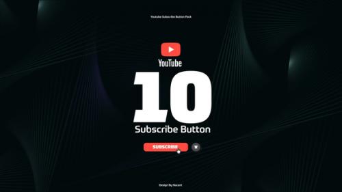 Videohive - Youtube Subscribe Buttons Pack - 48078621
