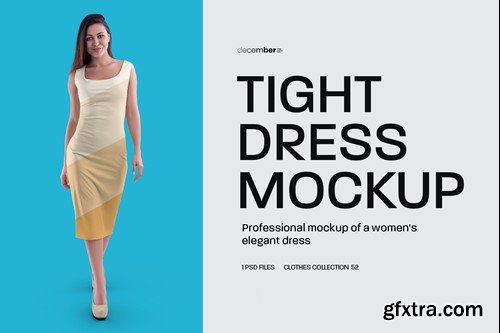 Women\'s Tight Dress Mockups E5KR9PT