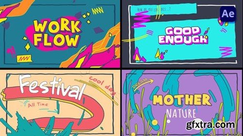 Videohive Cartoon Logo Text Opener [After Effects] 48331903