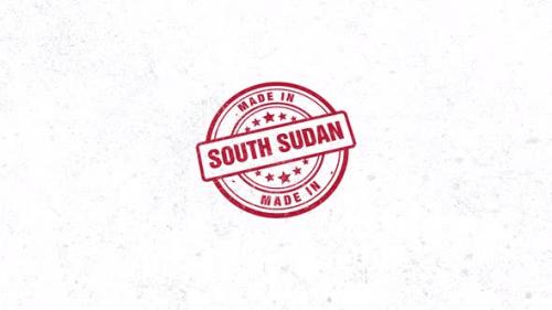 Videohive - Made In South Sudan Rubber Stamp - 48046368