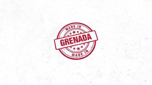 Videohive - Made In Grenada Rubber Stamp - 48046370