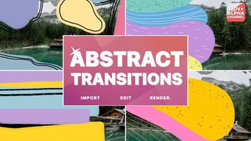 Videohive - Abstract Colorful Seamless Transitions | Motion Graphics - 48046611