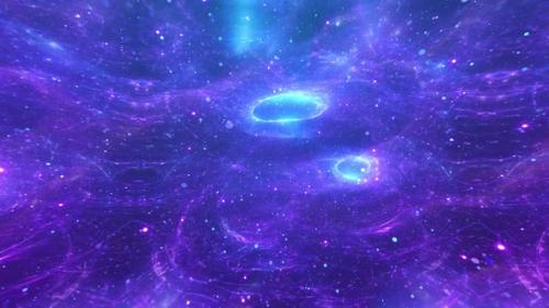 Videohive - Small Magellanic Cloud Galaxy Exploration - 4K Deep Space Travel with NASA Elements - 48047122