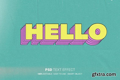 Hello Editable Text Effect WMJUZE3