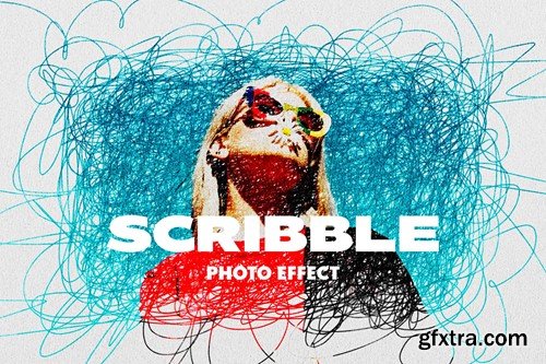 Pencil Scribble Photo Effect 9G7TFQW