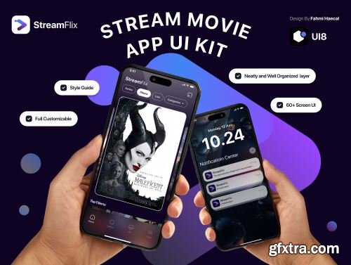 Stream Movie - StreamFlix App for iOS & Android Ui8.net