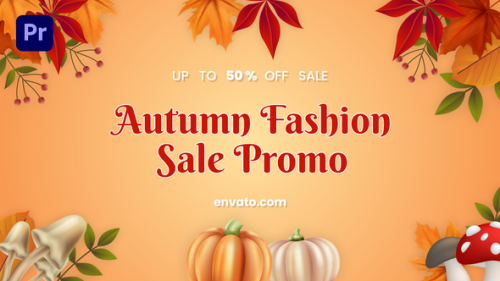 Videohive - Autumn Fashion Promo (MOGRT) - 48124293