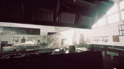 Videohive - Old Kitchen of Abandoned House - 48097669