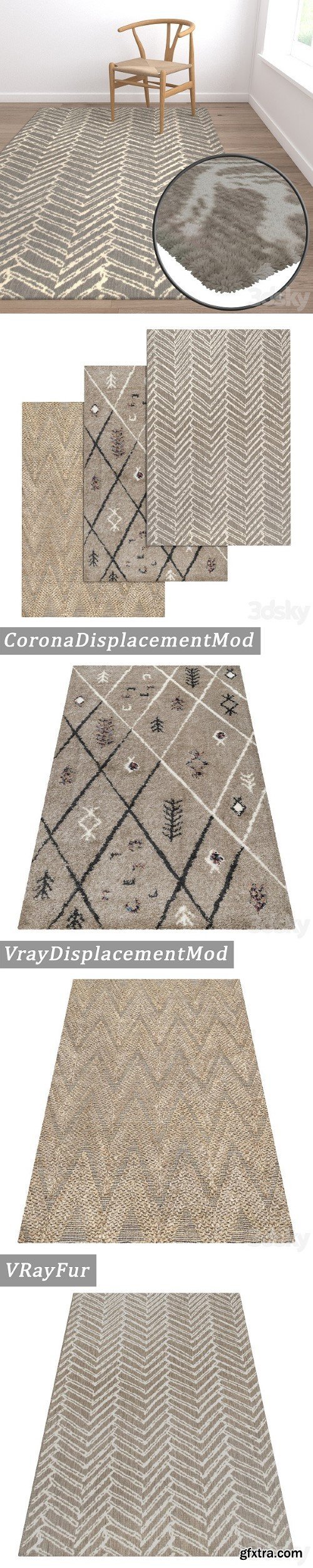 Carpets Set 1407