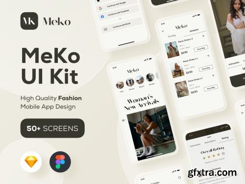 Meko Fashion UI Kits Ui8.net
