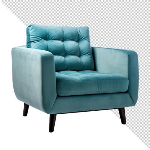 Premium PSD | Modern sofa chair model isolated Premium PSD
