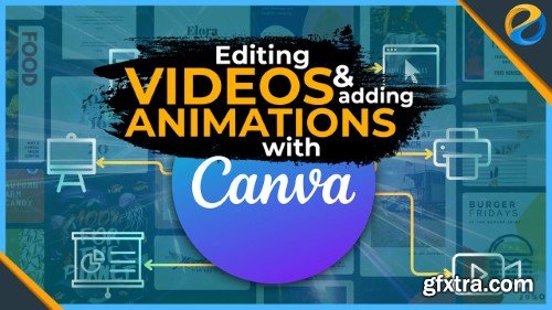 Editing videos and adding animations with Canva