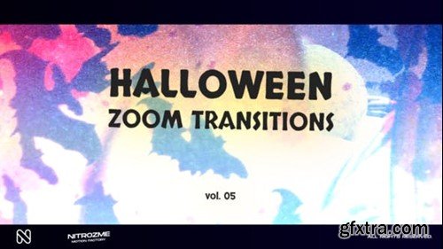 Videohive Halloween Zoom Transitions Vol. 05 48378406