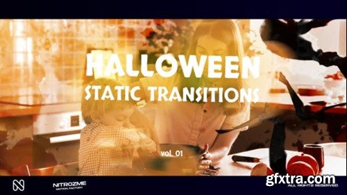Videohive Halloween Transitions Vol. 01 48378295