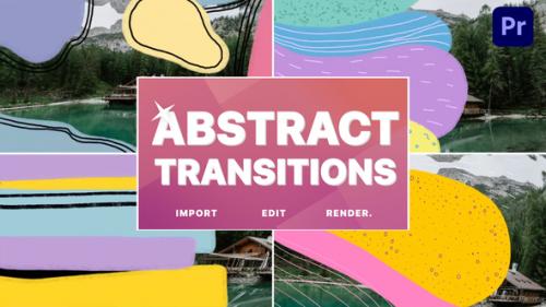 Videohive - Abstract Colorful Seamless Transitions | Premiere Pro MOGRT - 48046569