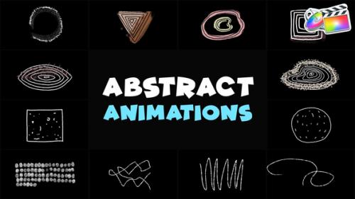Videohive - Abstract Scribble Animations | FCPX - 48068487
