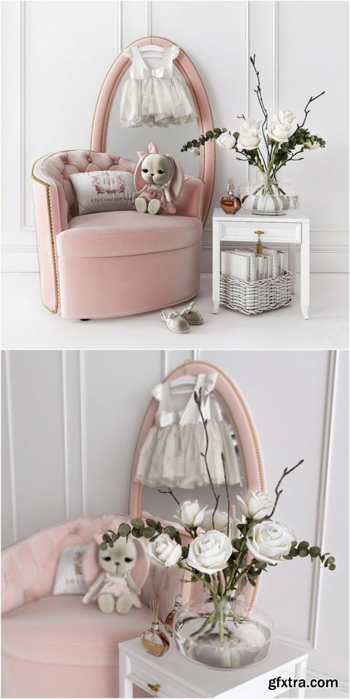 Furniture and decor for children’s design