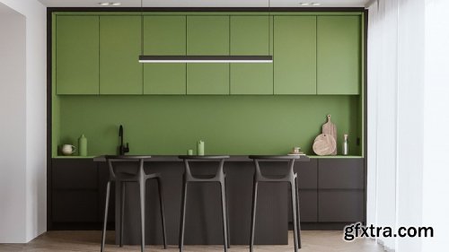 Udemy Mastering Kitchen Interior Design in 3DsMax & Corona Render