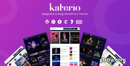 Themeforest - Katerio - Magazine & Blog WordPress Theme 39596276 v1.1 - Nulled