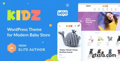Themeforest - KIDZ - Kids Store and Baby Shop Theme 17688768 v5.14 - Nulled