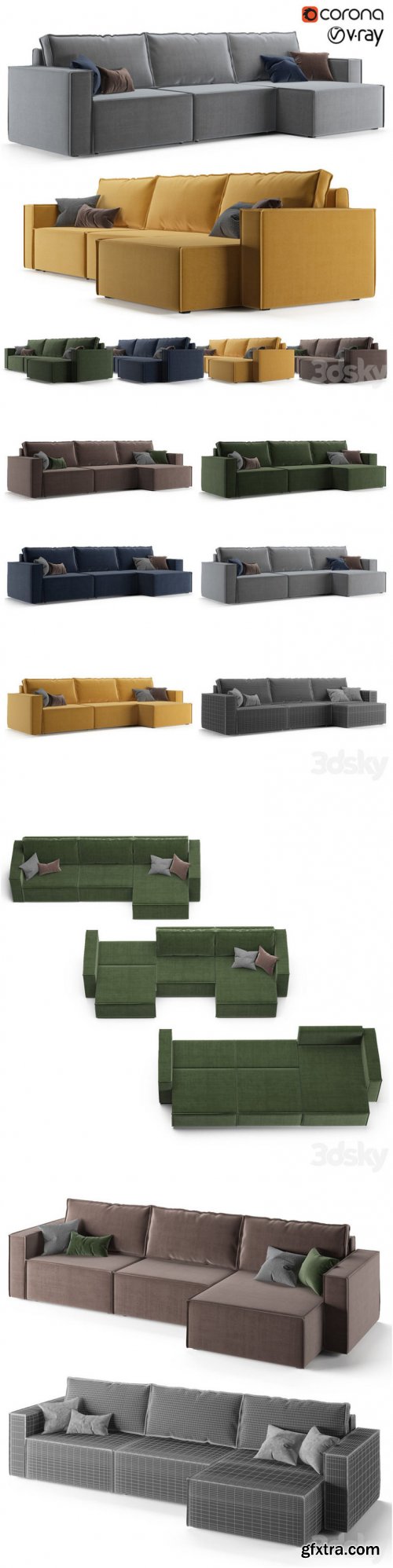 Corner sofa Loft divan