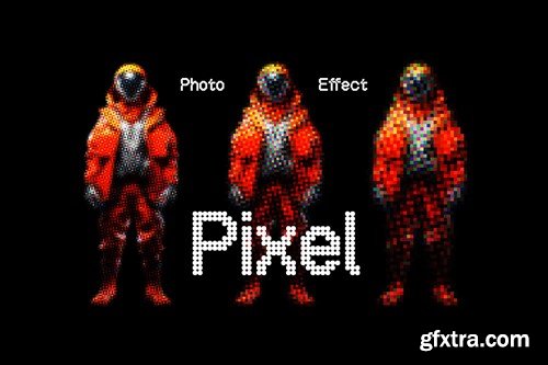 Colorful Pixels Photo Effect SLLGQ3H