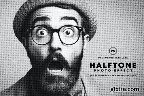 Halftone Photo Effect 8HZ7L2N