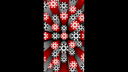Videohive - Vertical video moving poker chips loop animation background - 48070225