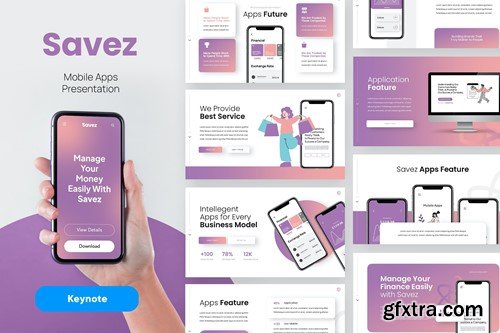 Savez - Mobile App Keynote YBXXAT5