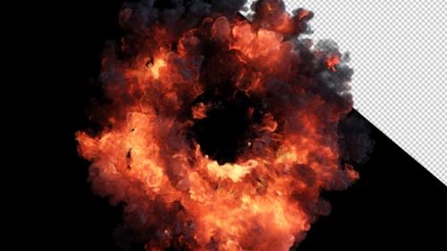 Videohive - Fire Vortex Explosion - 48099467