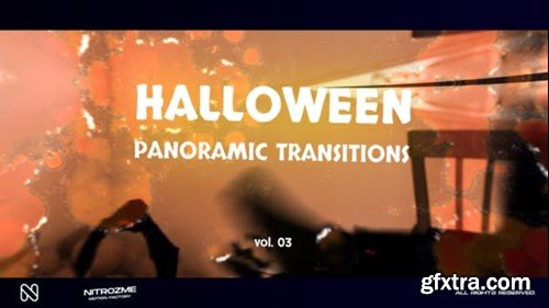 Videohive Halloween Panoramic Transitions Vol. 03 48378174