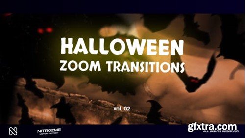Videohive Halloween Zoom Transitions Vol. 02 48378384