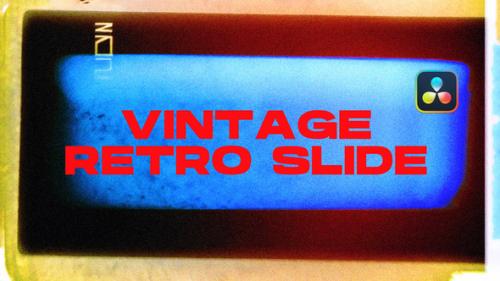 Videohive - Vintage Retro Slide Transitions | DaVinci Resolve - 48190279