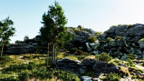 Videohive - Magical Mountains Summer Rocky Landscape - 48126660