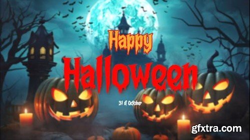Videohive Happy Halloween Intro 48433560