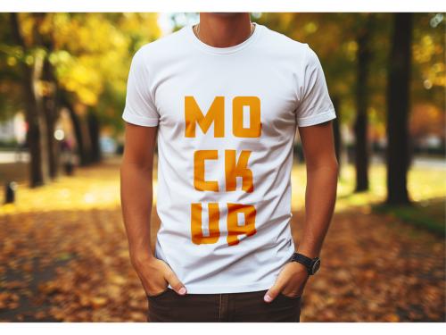 T-Shirt Mockup. Ai Generative 645350007
