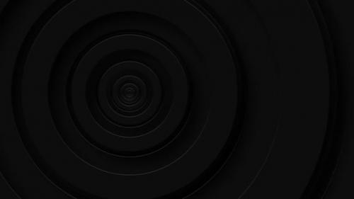 Videohive - Minimalist Black Neomorphism Circles Background Animation - 48147557