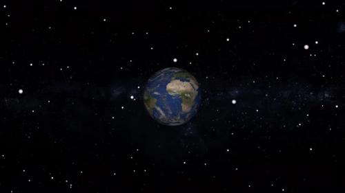 Videohive - Earth Planet animation in space. 2261 - 48148619
