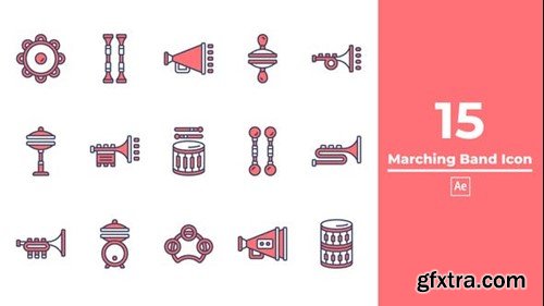 Videohive Marching Band Icon After Effect 48447725