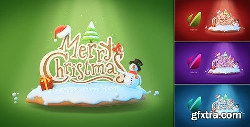 Videohive Christmas & New Year Greeting Card Logo Reveal 9729675