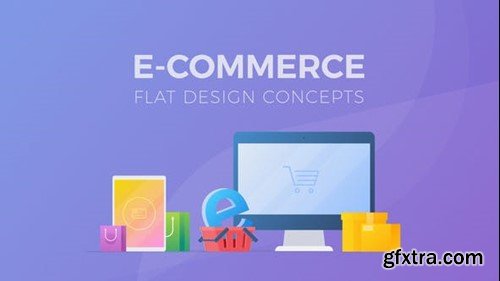 Videohive E-Commerce Flat Design Concepts 29401729