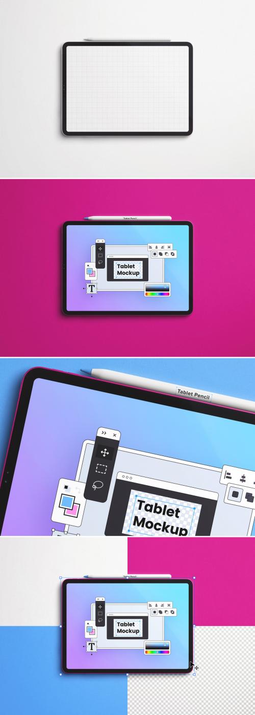 Tablet 11inch with Pencil Mockup 644934192
