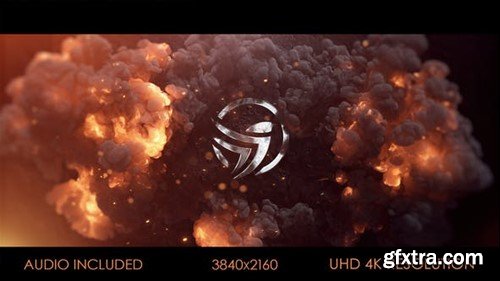 Videohive Fire Explosion Logo Reveal 48460256