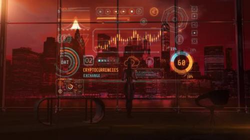 Videohive - Artificial Intelligence Manages Crypto Assets - 48128444