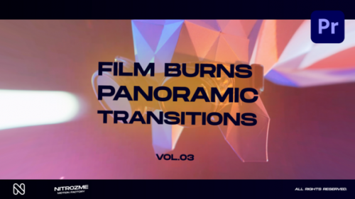 Videohive - Film Burns Panoramic Transitions Vol. 03 for Premiere Pro - 48174538