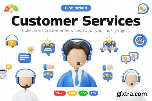 Customer Services 3D Icon F6EEQWW
