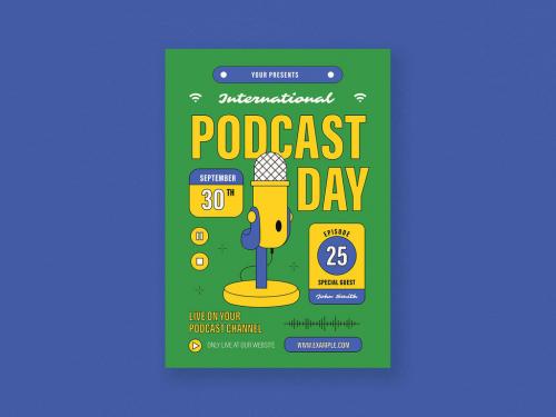 Podcast Day Event Flyer 644868050