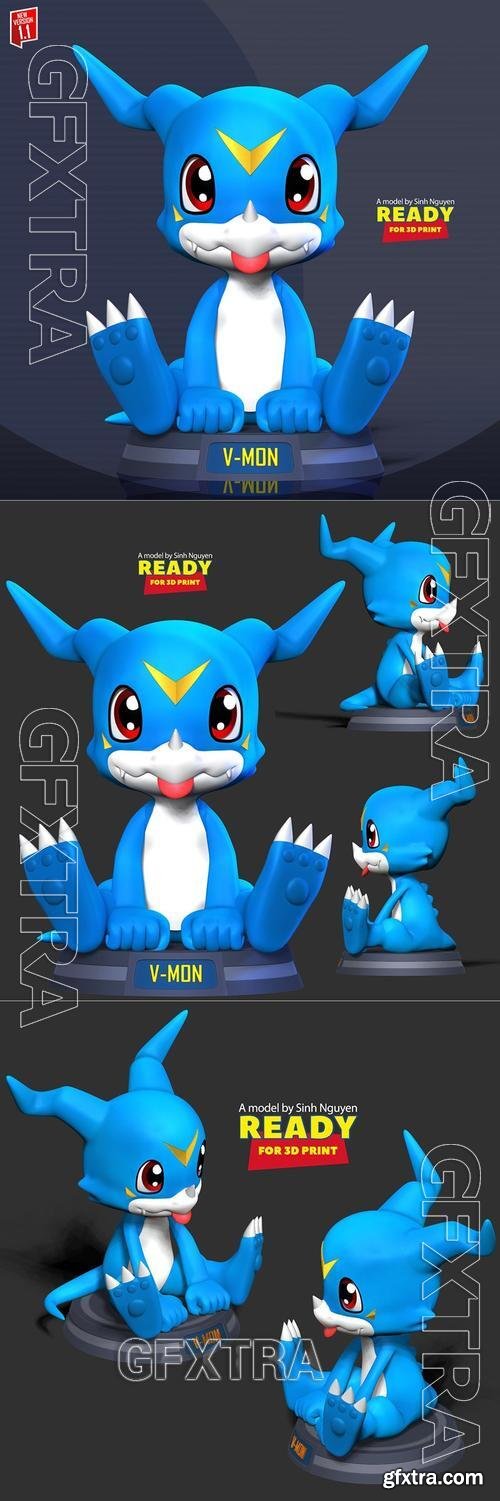 Veemon - Digimon Adventure – 3D Print Model