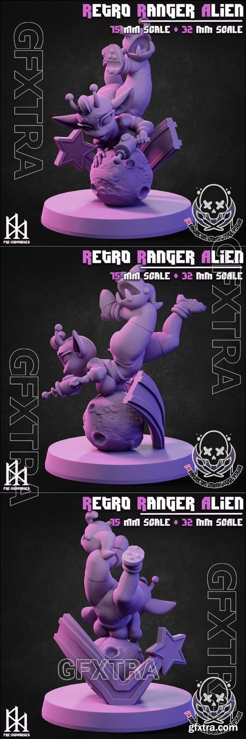 Jigglystix - Retro Alien Ranger – 3D Print Model