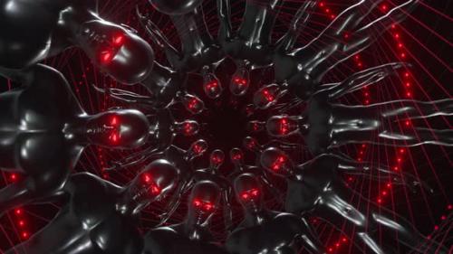 Videohive - Abstract Horror Background 4K - 48109754